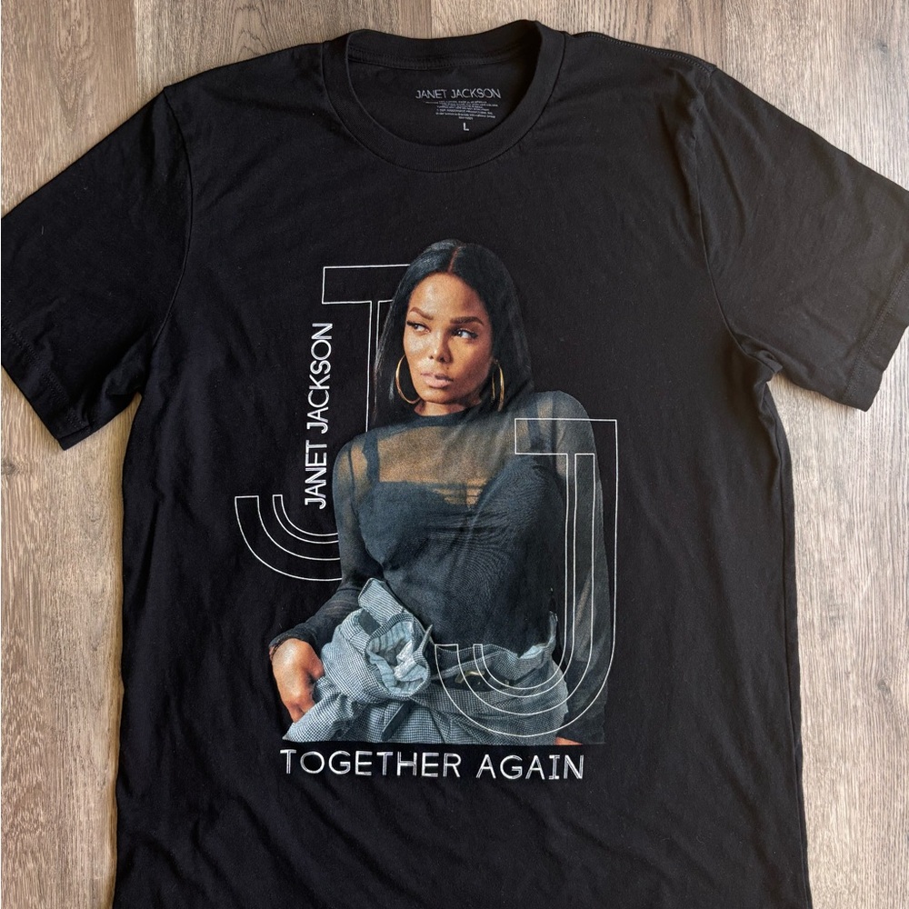 Janet Jackson Together Again 2024 Tour T-Shirt Sz.L